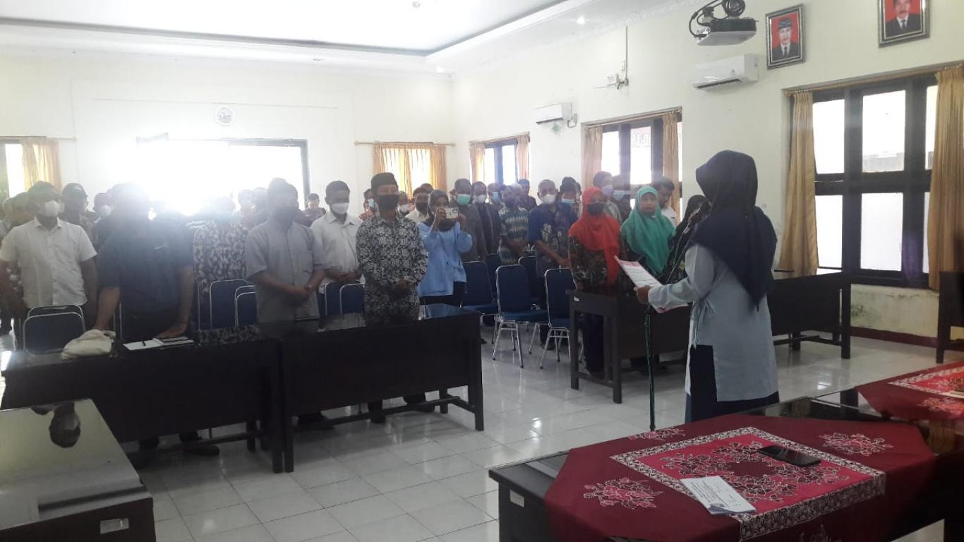 Pengukuhan RT/RW se Sendangarum