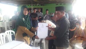 Penyerahan Akta Kematian Atas Nama Sugeng Supriyanto
