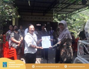 Penyerahan Akta Kematian Atas Nama Ibu Elisabeth Mimi Juariyah