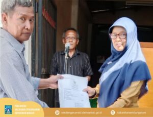 Penyerahan Akta Kematian Atas Nama Bapak Pawiro Diharjo