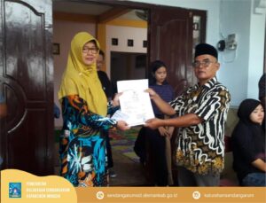 Penyerahan Akta Kematian Atas Nama Ibu Kasim Perwito Harjono