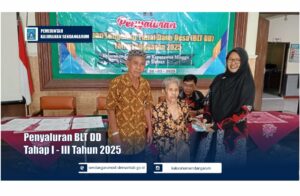 Penyaluran BLT DD Tahap I, II dan III Tahun Angggaran 2025