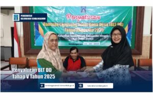 Penyaluran BLT DD Tahap V Tahun Angggaran 2025